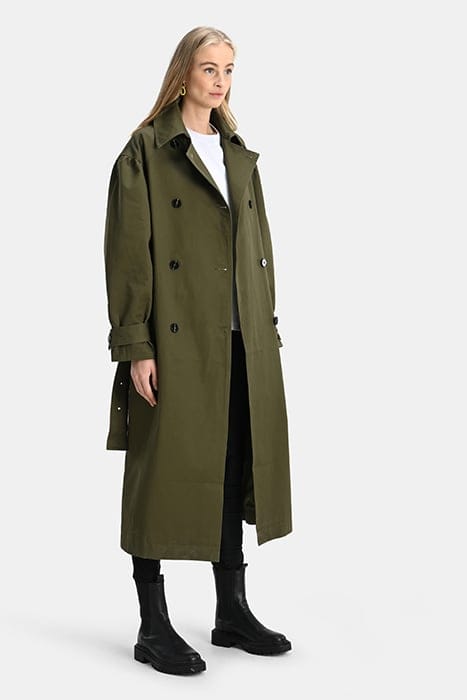 LA-OLIVE TRENCHCOAT ARMYGREEN 4