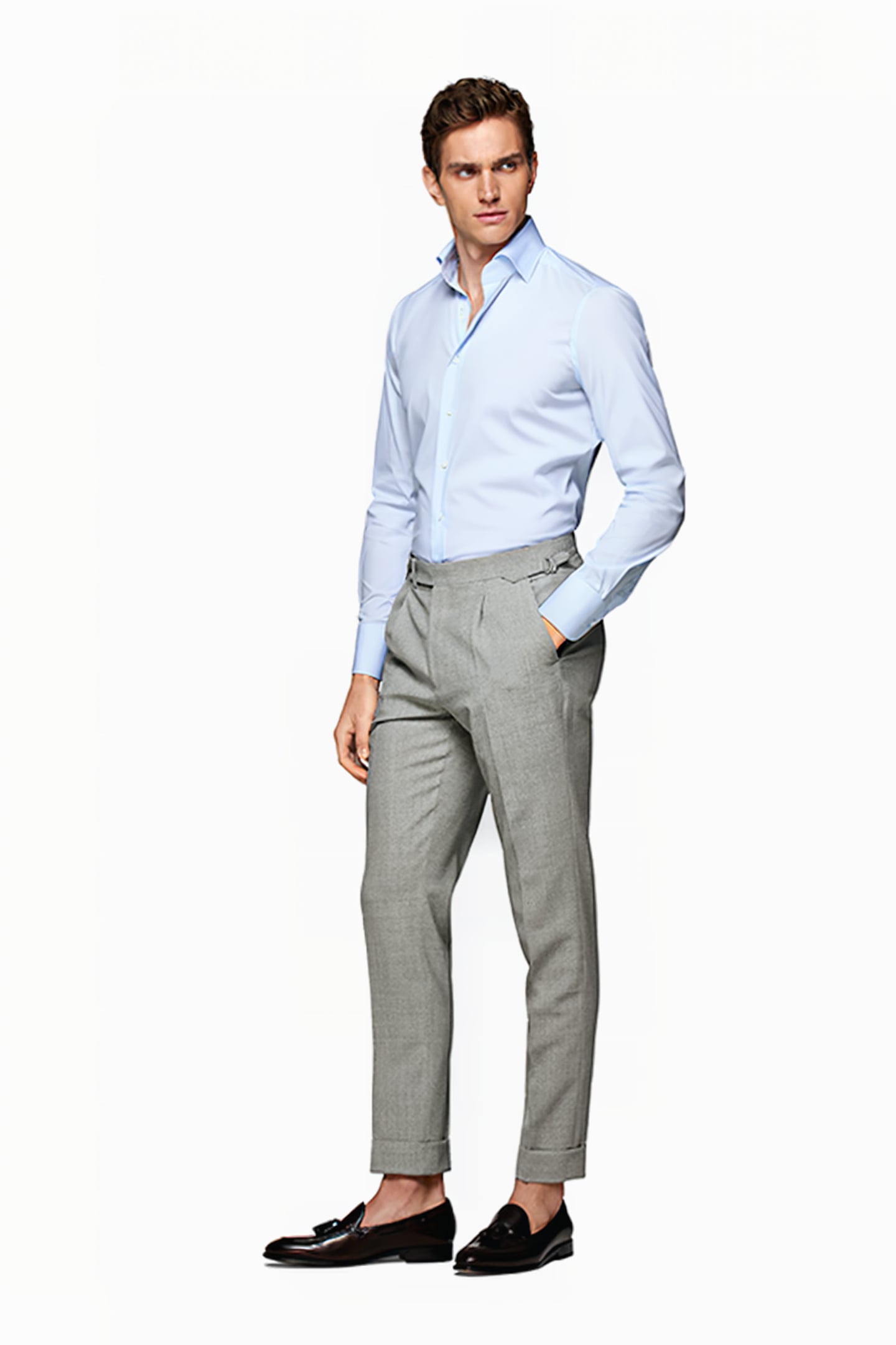 LUXURY STRETCH L.BLUE HAIRLINE LIGHT BLUE 5