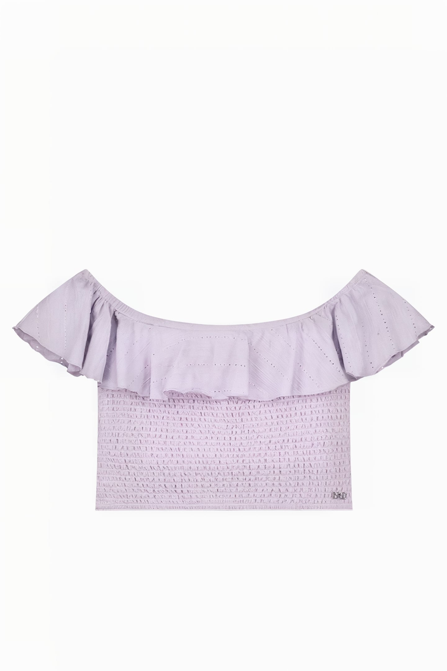 BRODERIE TOP FRESH LILAC 1