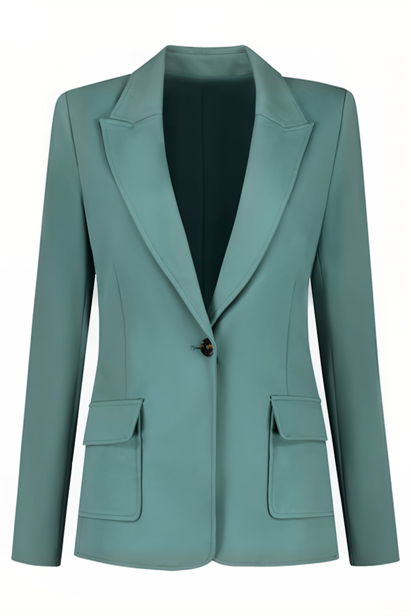 NOKI FITTED BLAZER SAGE GREEN 1