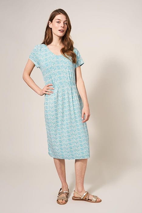 TALLIE ECO VERO JERSEY DRE IVORY PRINTED 2