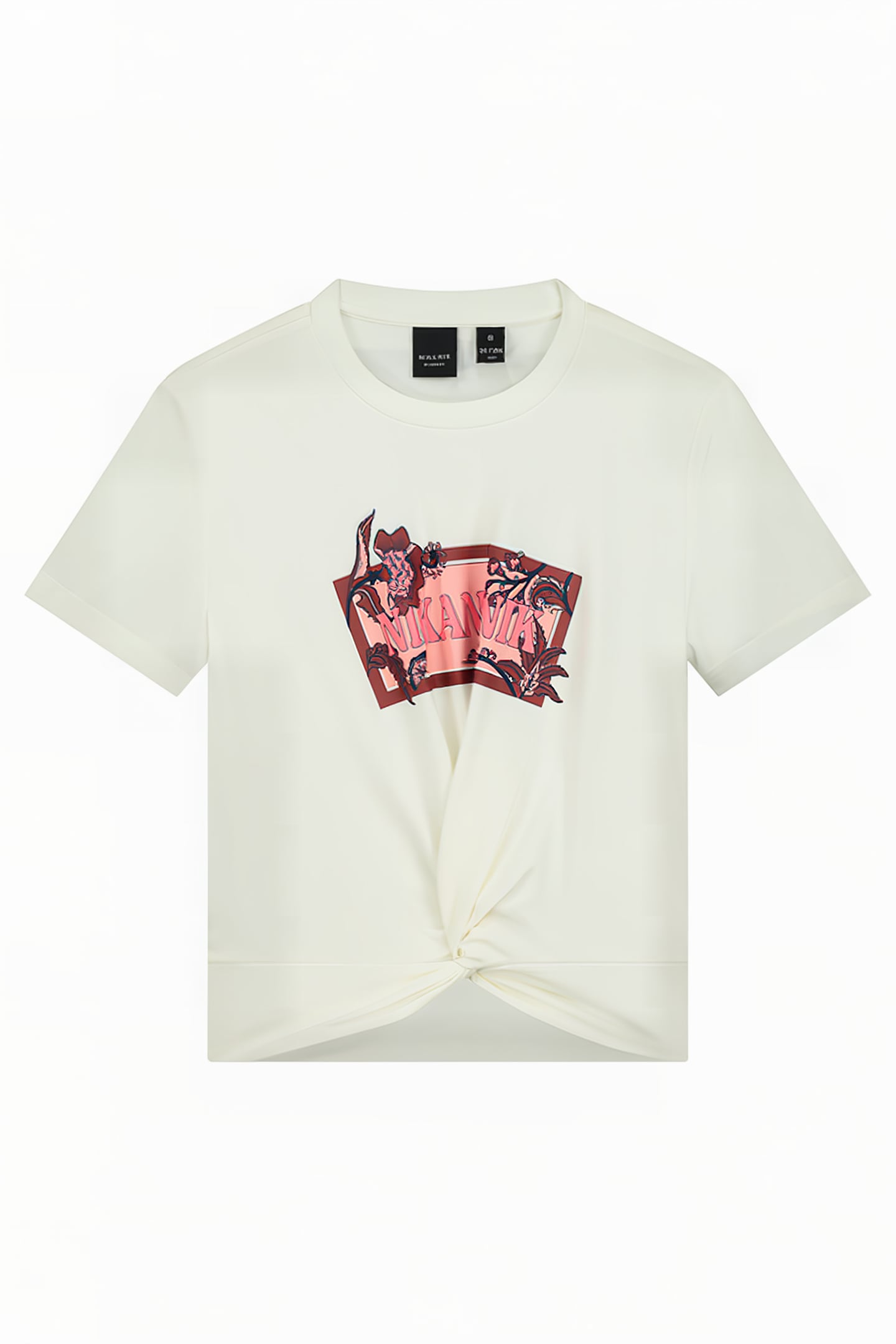 KNOT T-SHIRT DESERT ROSE 1
