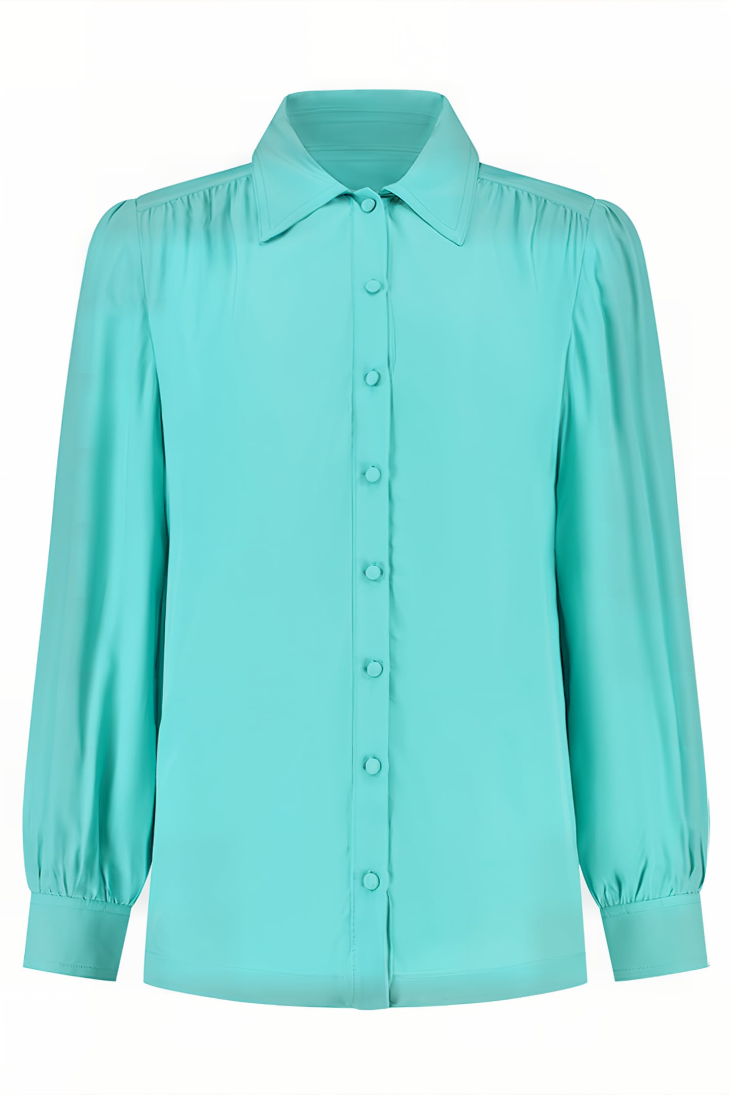 SHELL BUTTON BLOUSE AQUARELLE 1