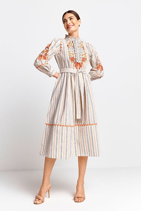 MAXI DRESS WITH EMBROIDERY ORGANIC ORIGINAL 1