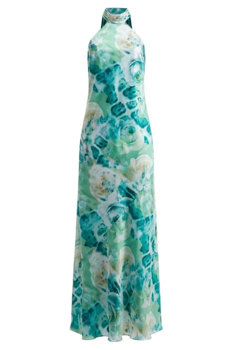 MARCIANO BY GUESS SOPHIA LONG DRESS ROSES BOUQUET PRINT 3