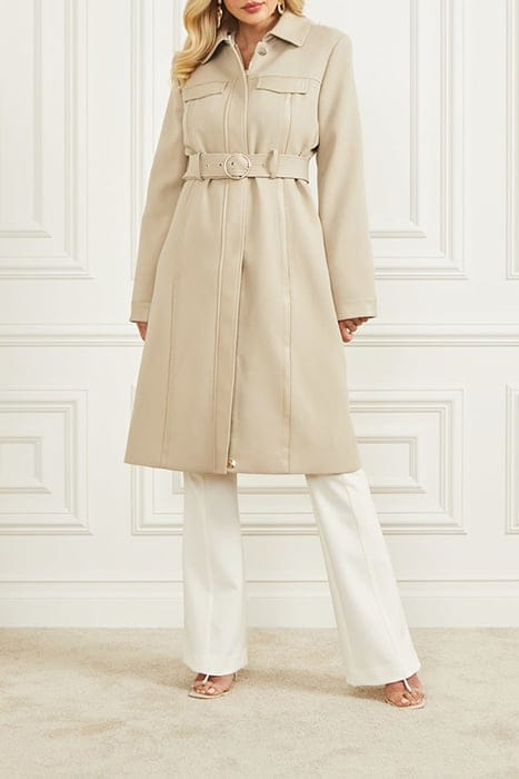 MARCIANO BY GUESS MADDY TRENCH NATURAL SIENA MULTI 3