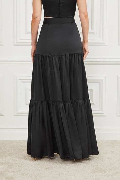 MARCIANO BY GUESS SUSANNE SKIRT SOLID JET BLACK 7