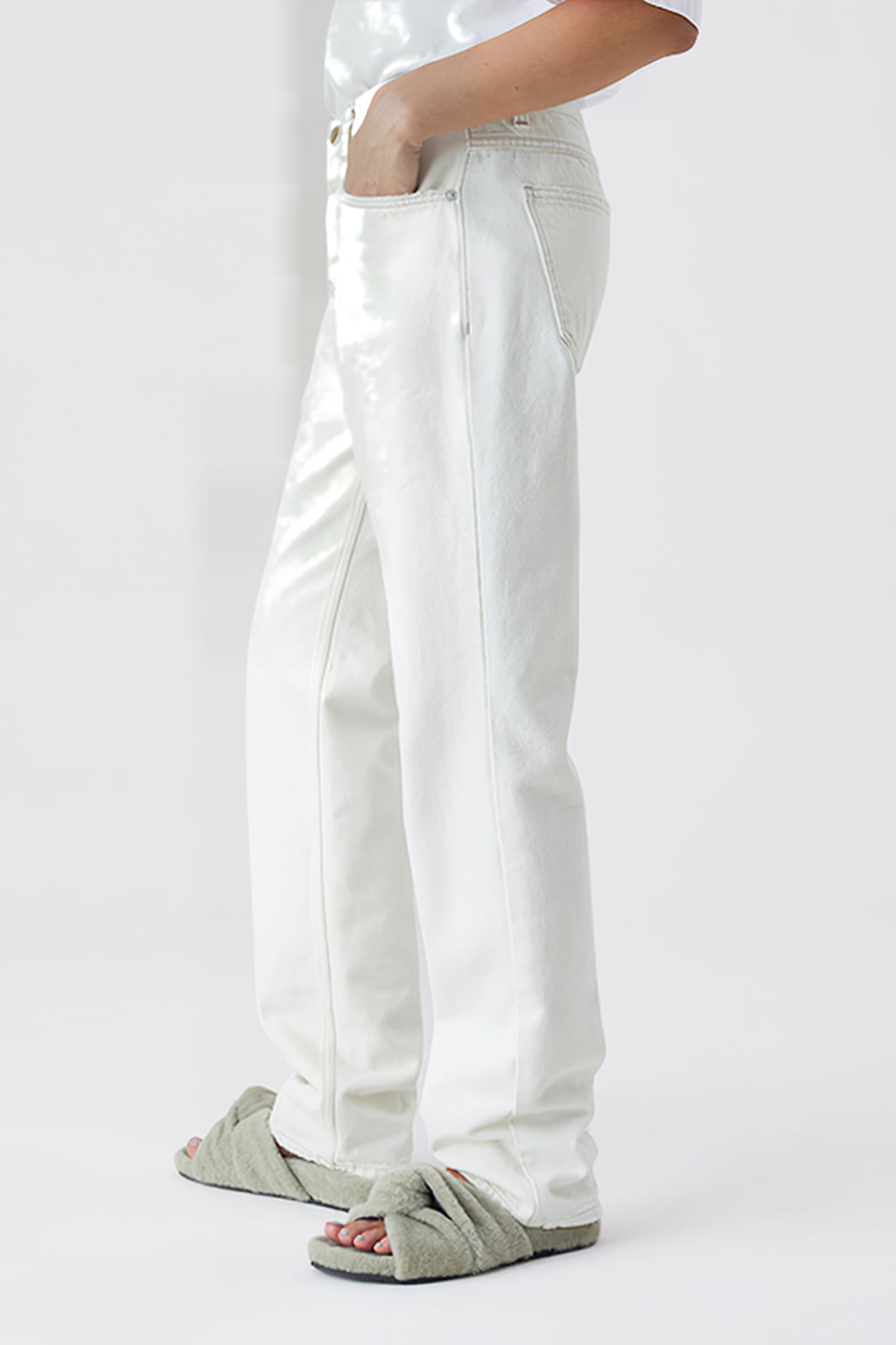 BRISTON JEANS CREME 5