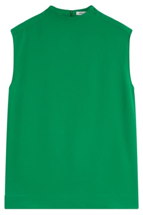STAND-UP COLLAR TOP SHIRTS & BLOUSES GREEN PATINA 2