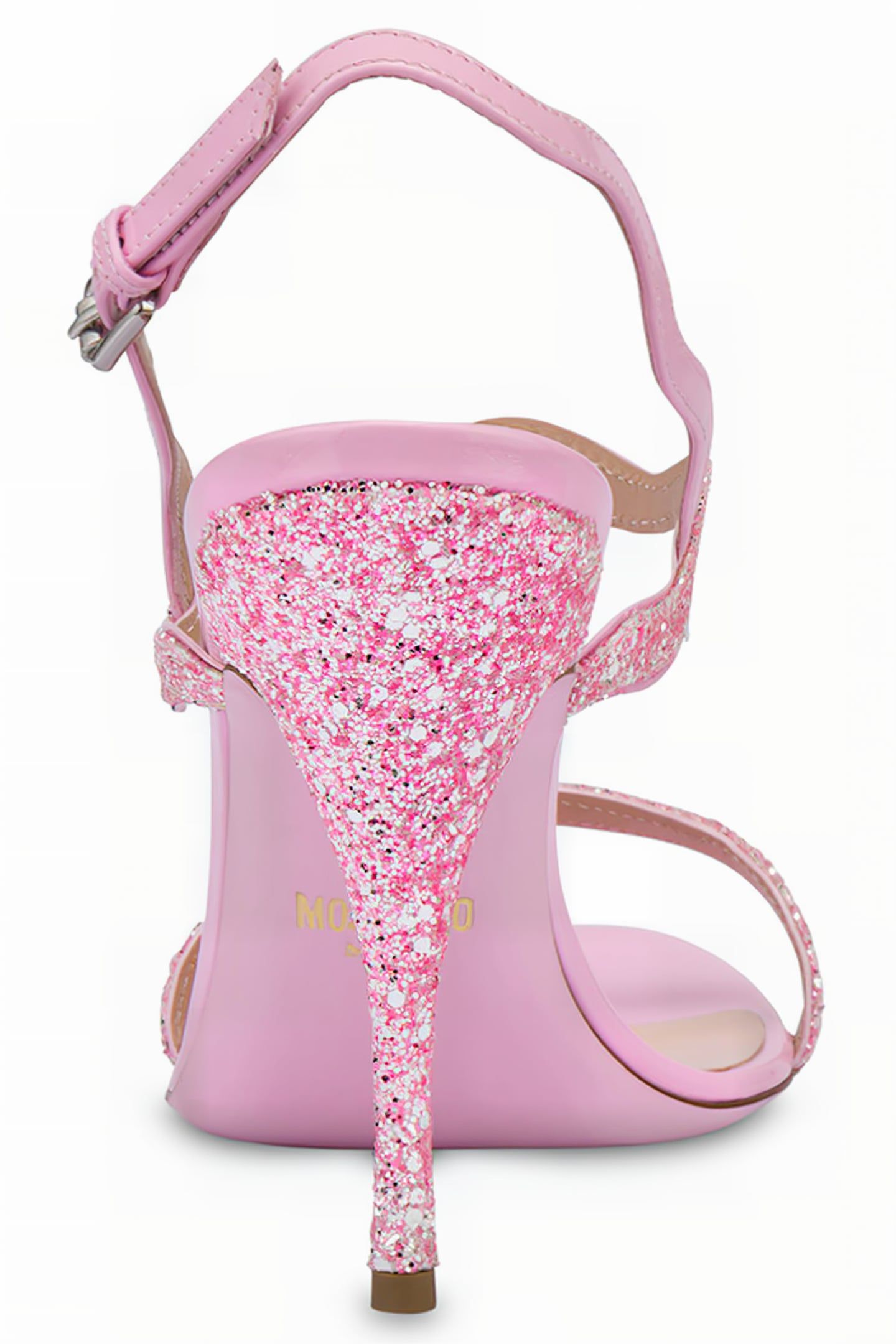 RIC RAC GLITTER HIGH SANDALS PINK 3