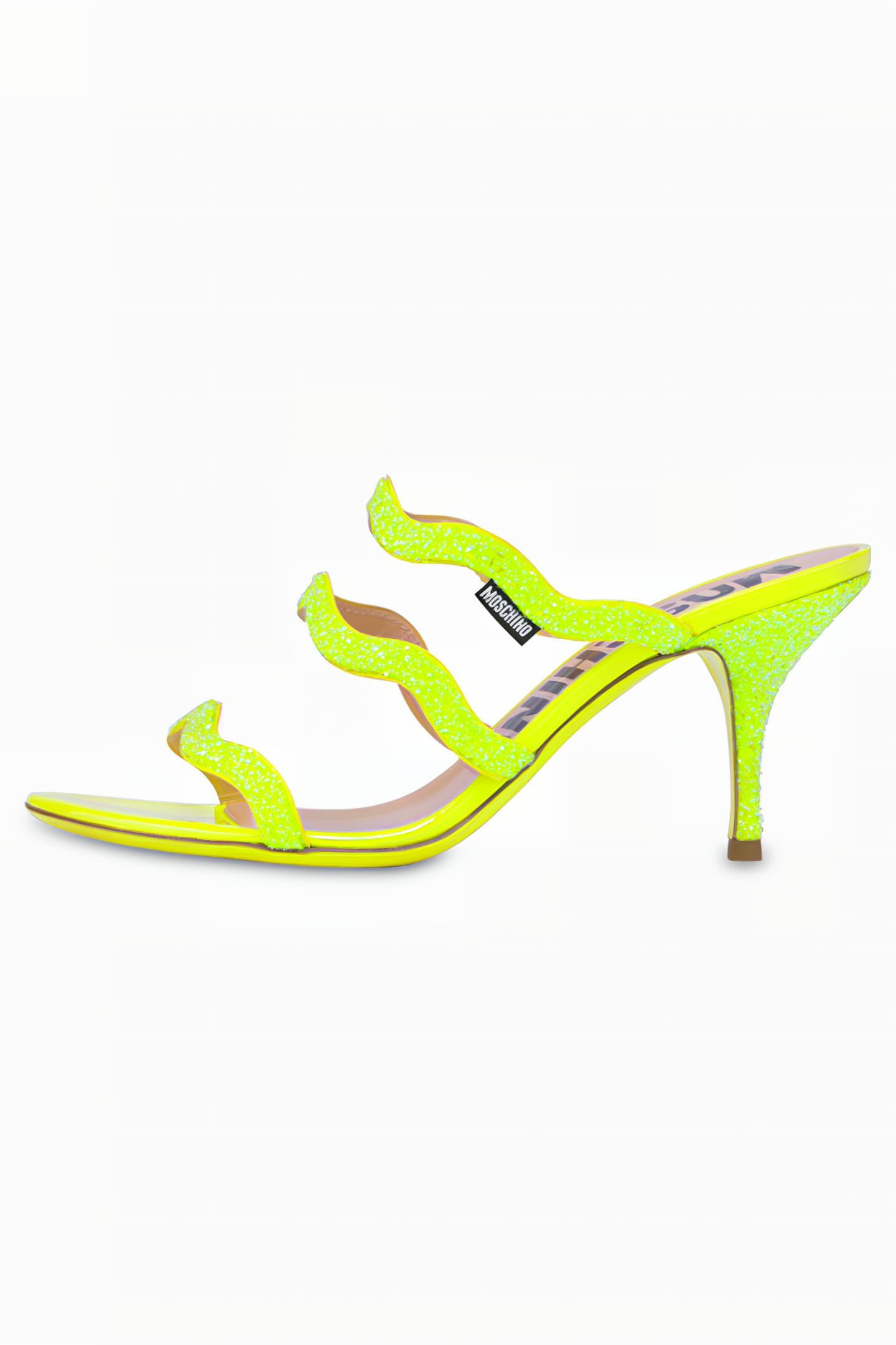 RIC RAC GLITTER SANDALS YELLOW 1