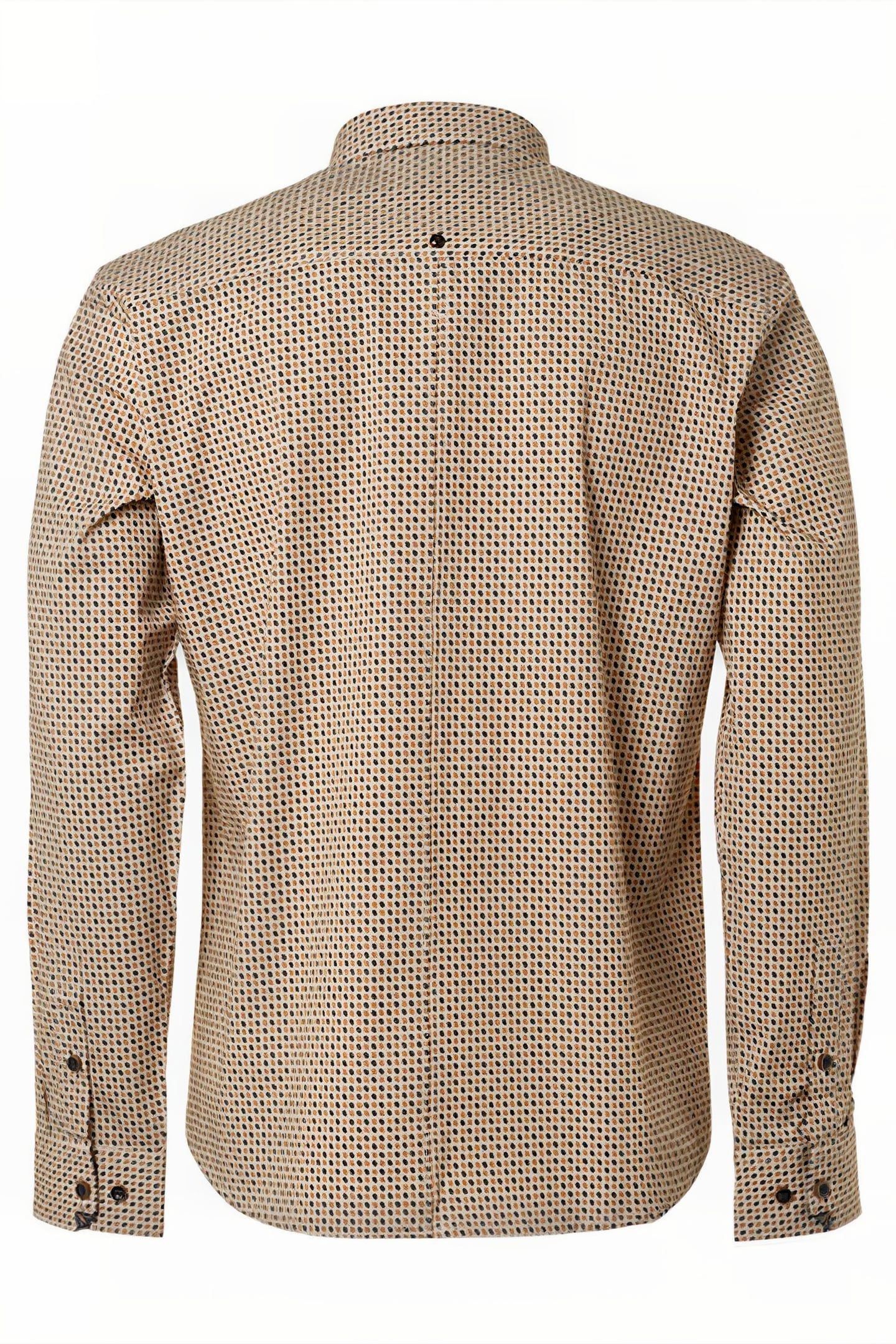 SHIRT STRETCH ALLOVER PRINTED OFFWHITE 2