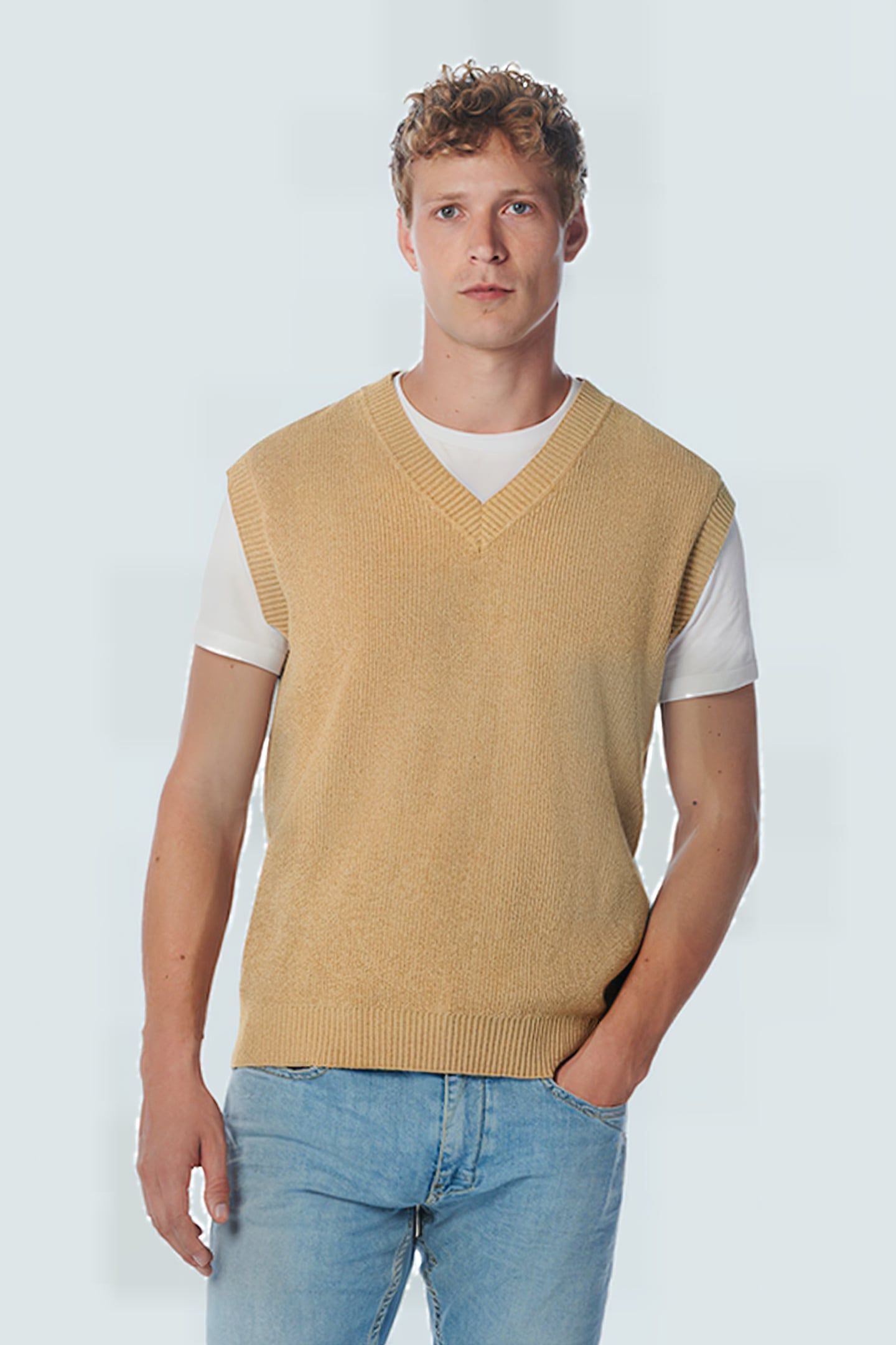 SPENCER V-NECK RIB CHENILLE 2 COLOURED KIT 1