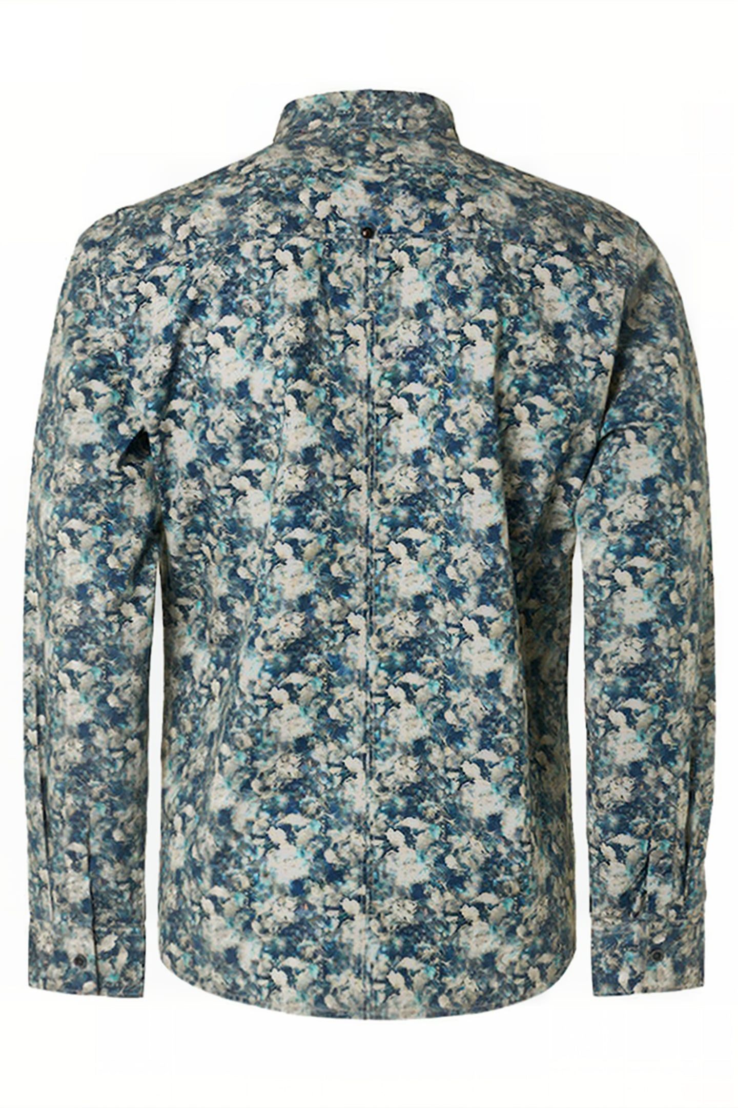 SHIRT STRETCH ALLOVER PRINTED STEEL 5