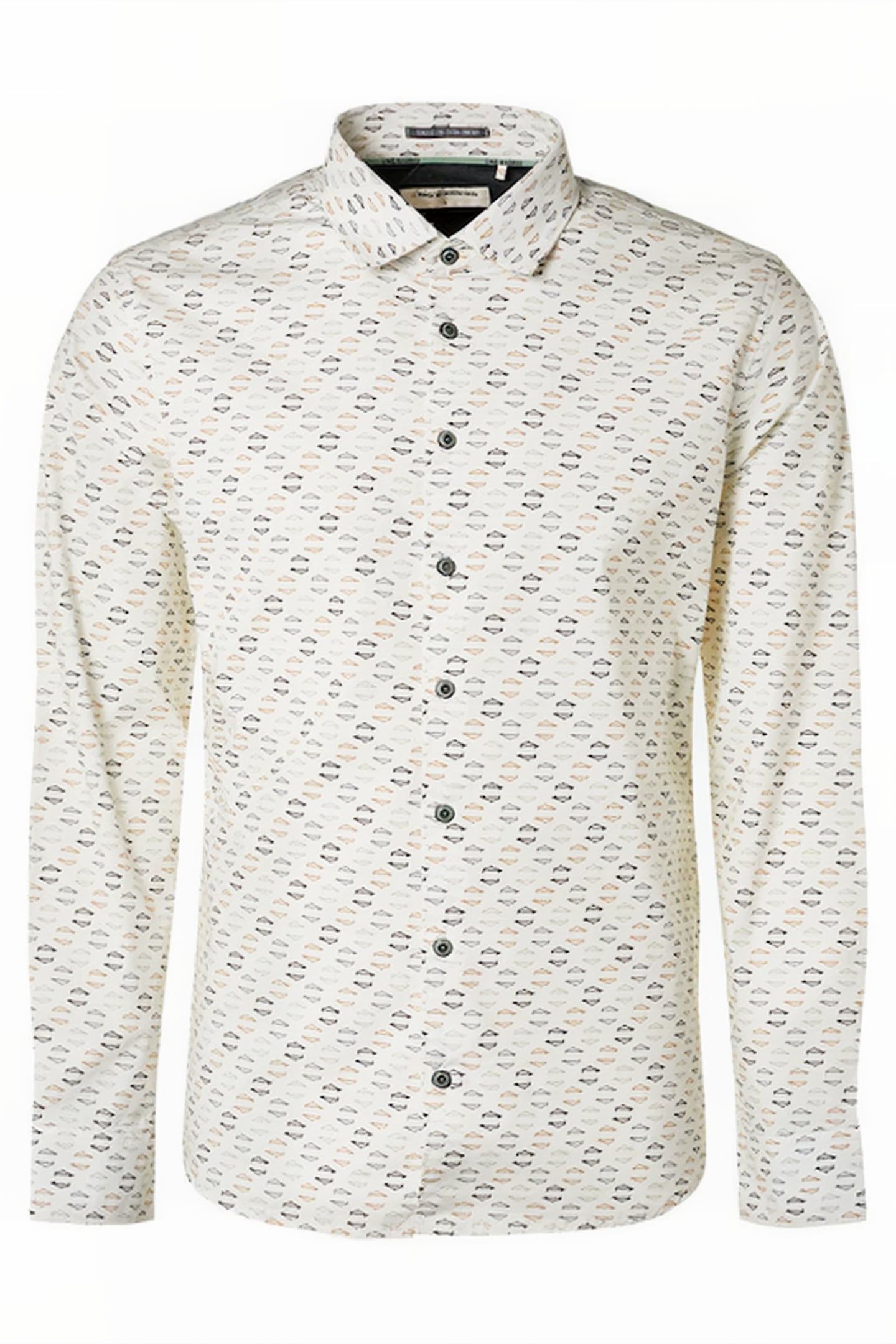 SHIRT STRETCH ALLOVER PRINTED LIGHT SEAGREEN 4