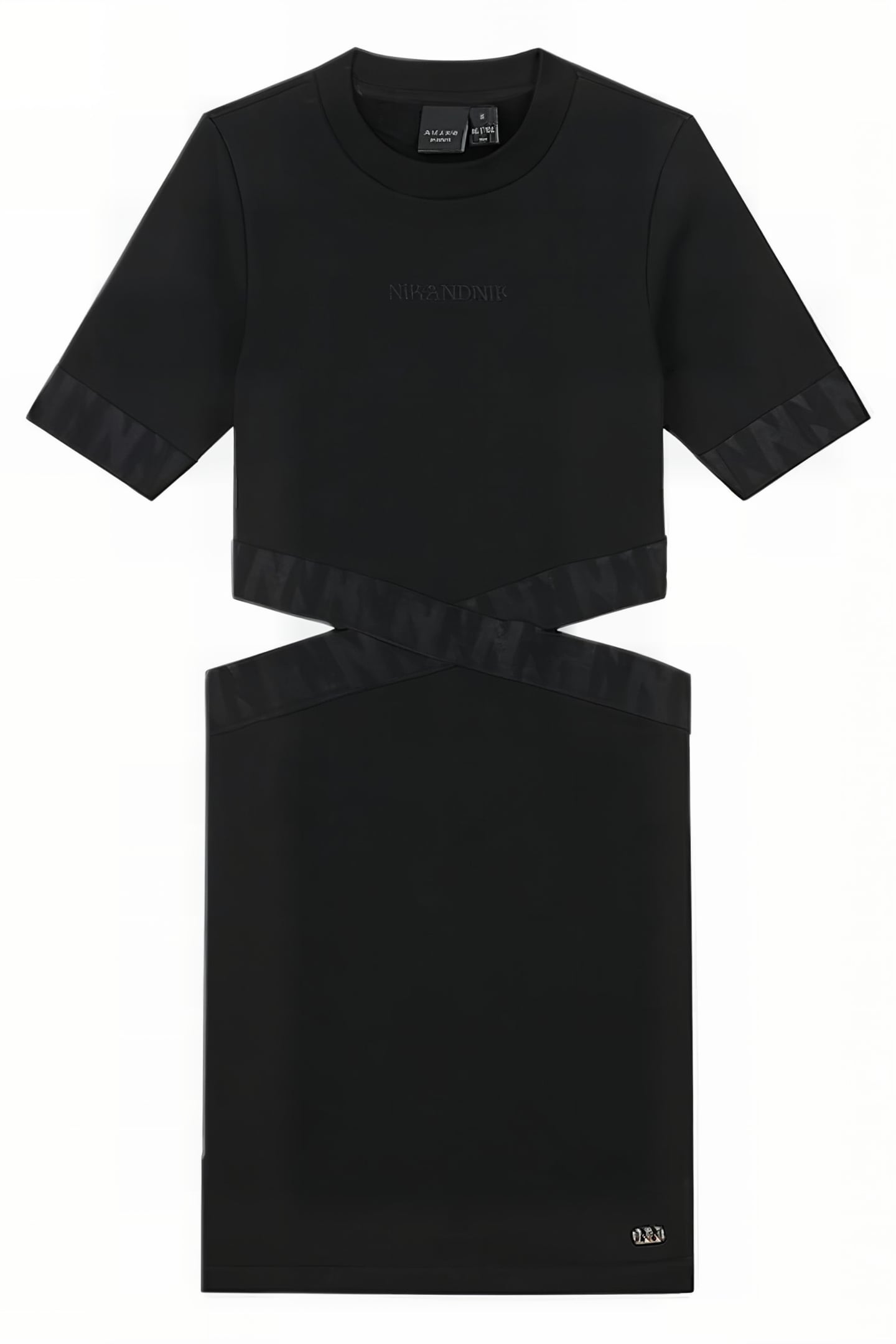 ELIA SWEAT DRESS BLACK 2