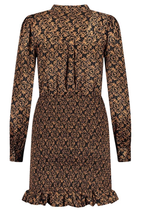 VEERLE DRESS AUTUMN BROWN 3