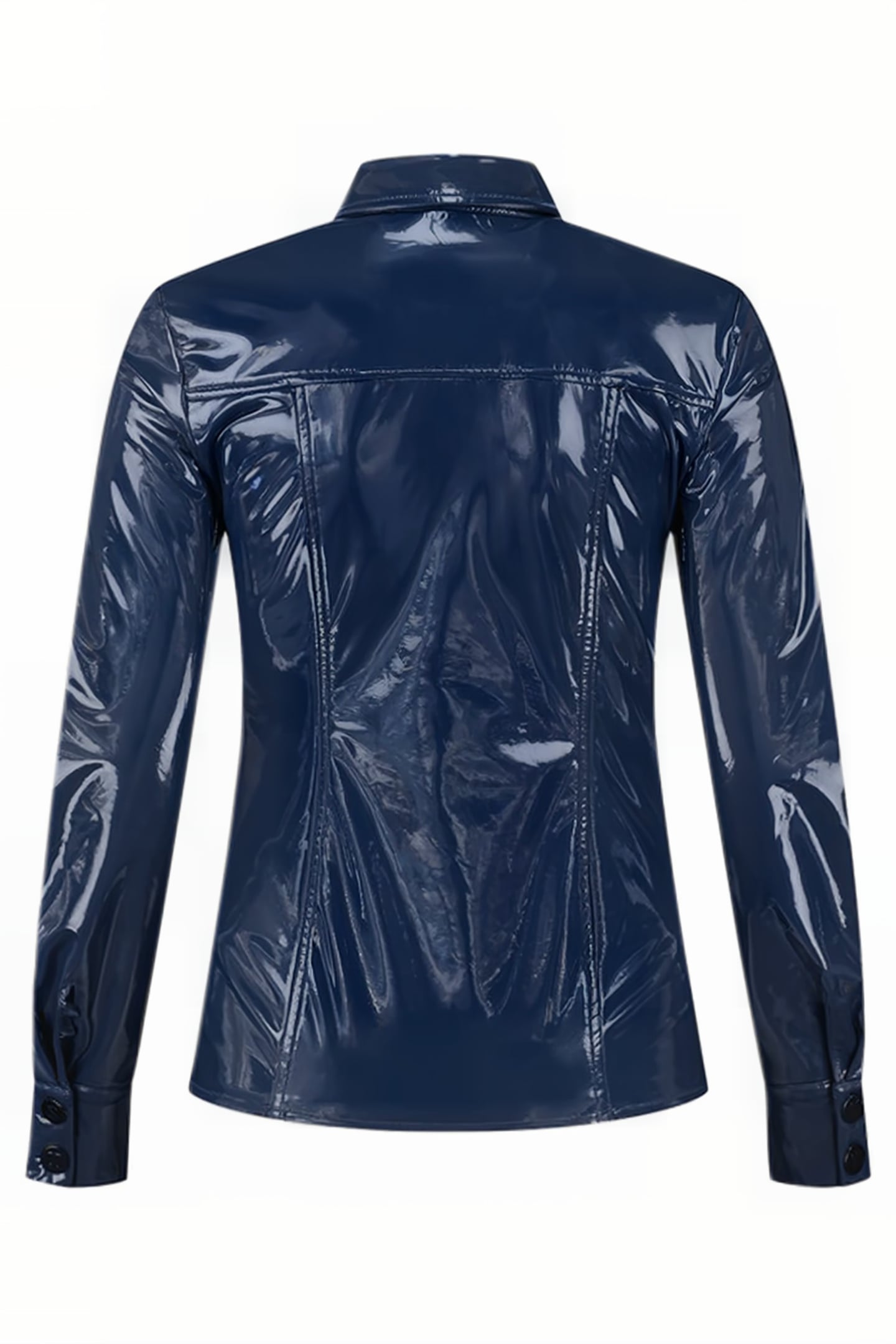 VINYL BLOUSE EXTRA NAVY 3