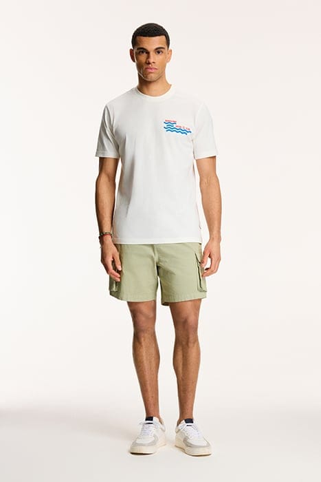 MEN BARCELONA SOCIAL CLUB T-SHIRT JET STREAM WHITE 3