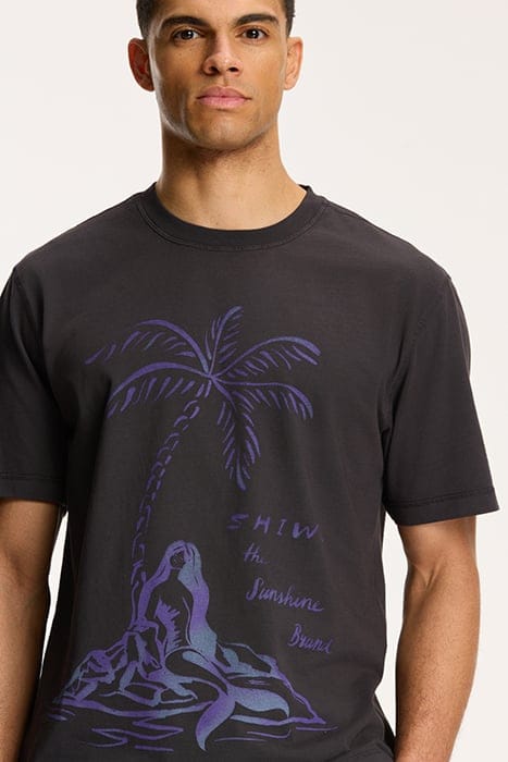 MEN MERMAID T-SHIRT DUSTY ANTHRACITE GREY 6