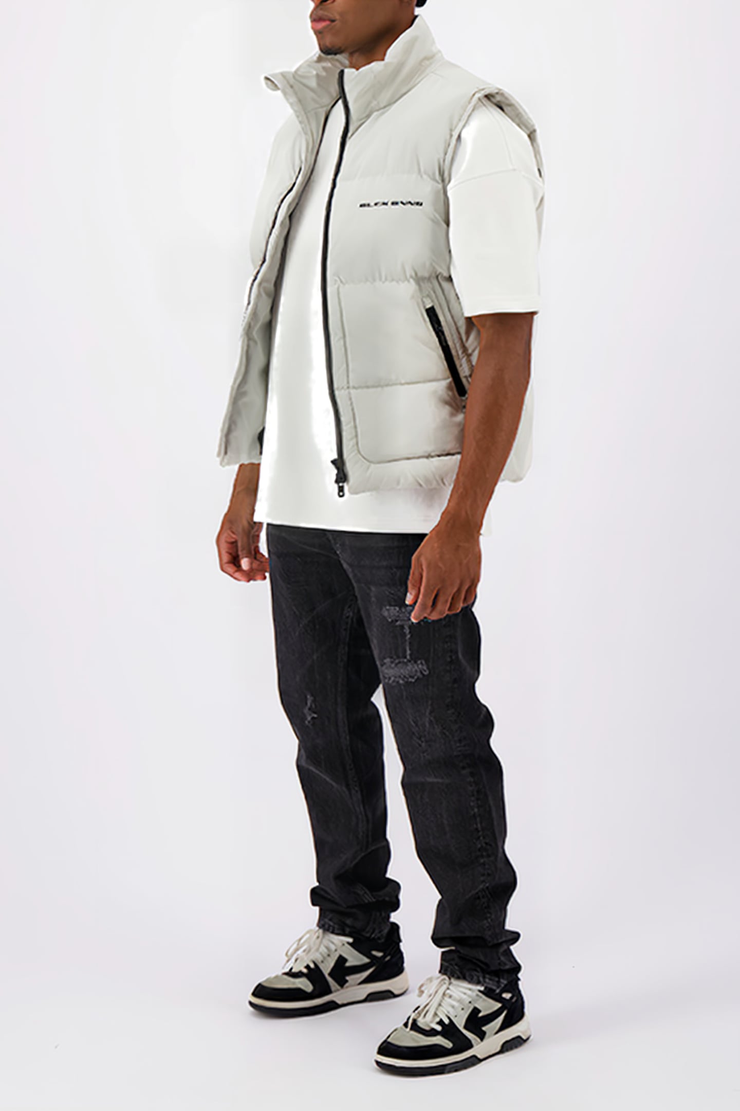 BLOCK BODYWARMER GREY 5