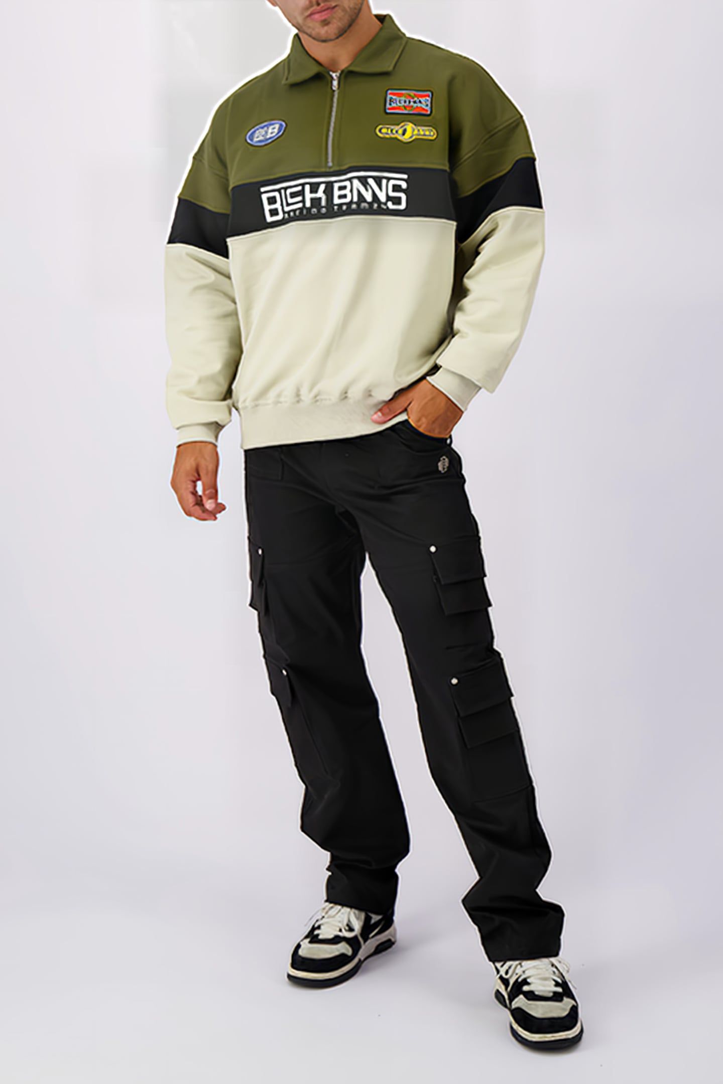 RACING ZIPPED SWEATER MULTI-COLOUR 4