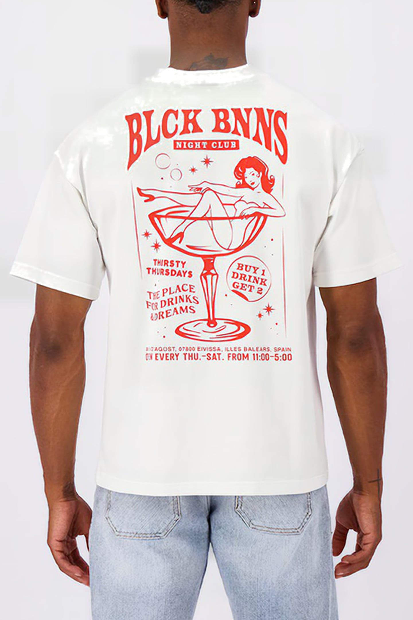 NIGHT CLUB TEE WHITE 2