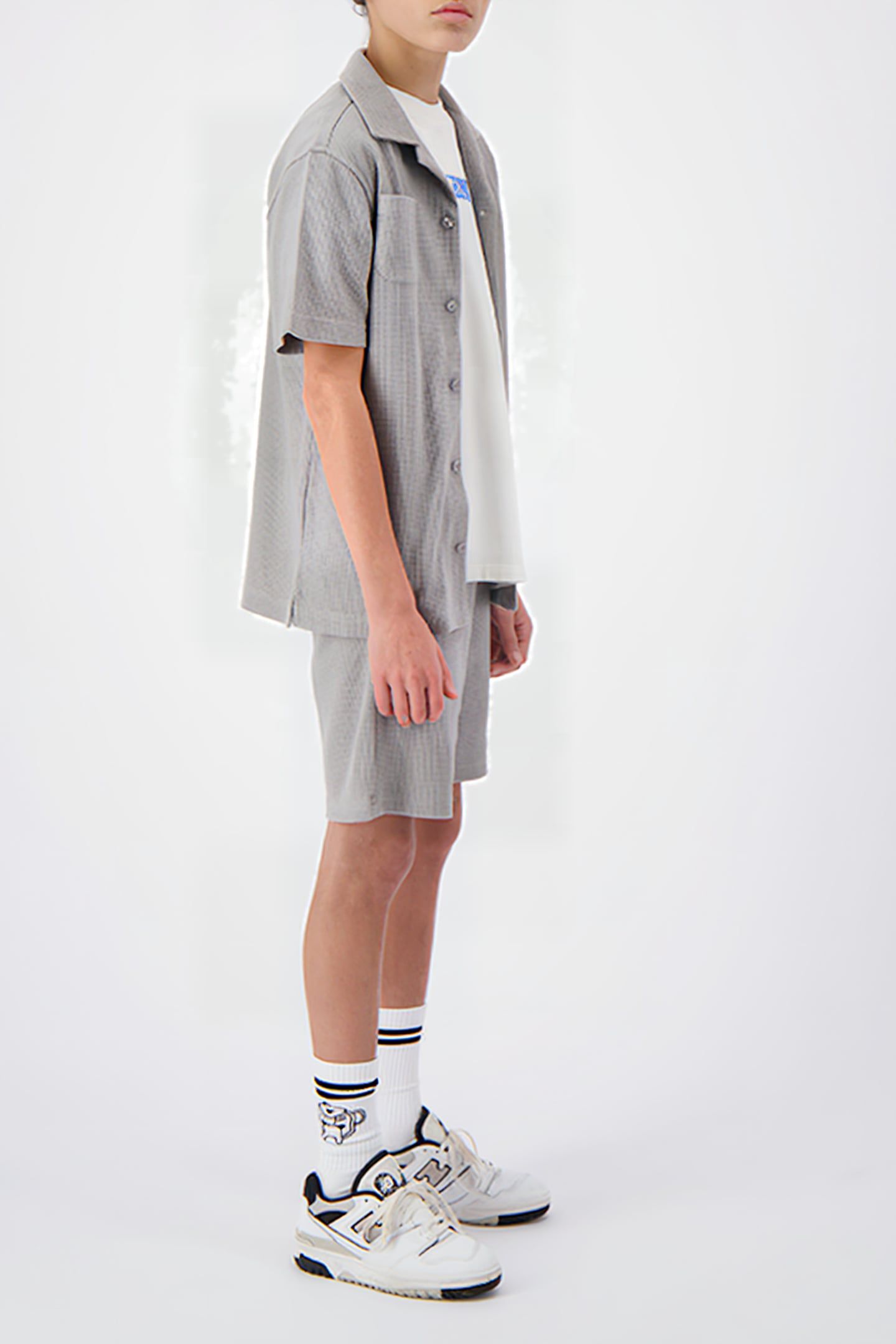 JR. WAFFLE SHIRT GREY 3