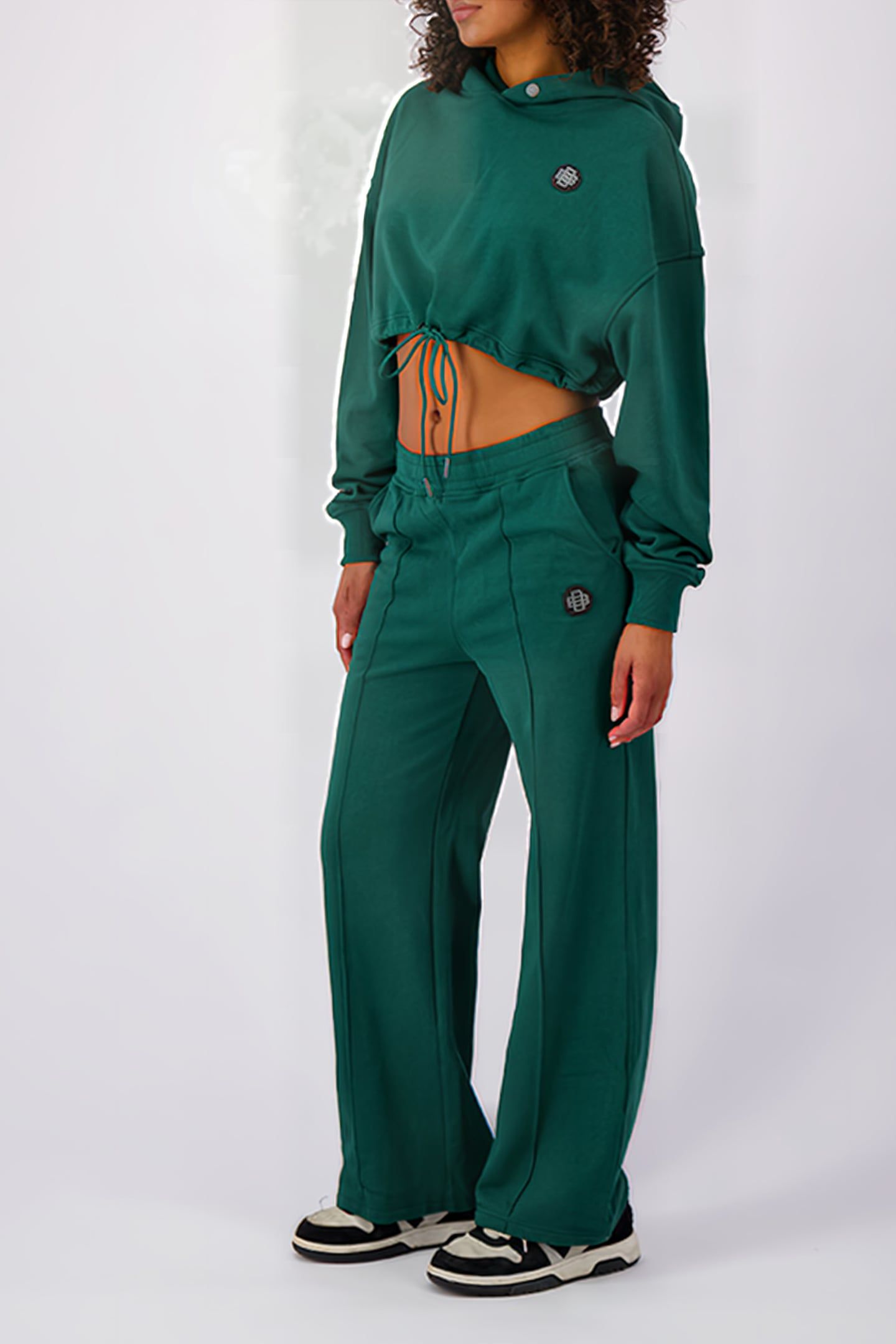 MONOGRAM HOODIE DARK GREEN 5