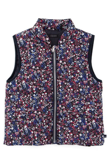 GIRLS’ 2-IN-1 NAVY PARKA AND STAR-PRINT PADDED JACKET 3