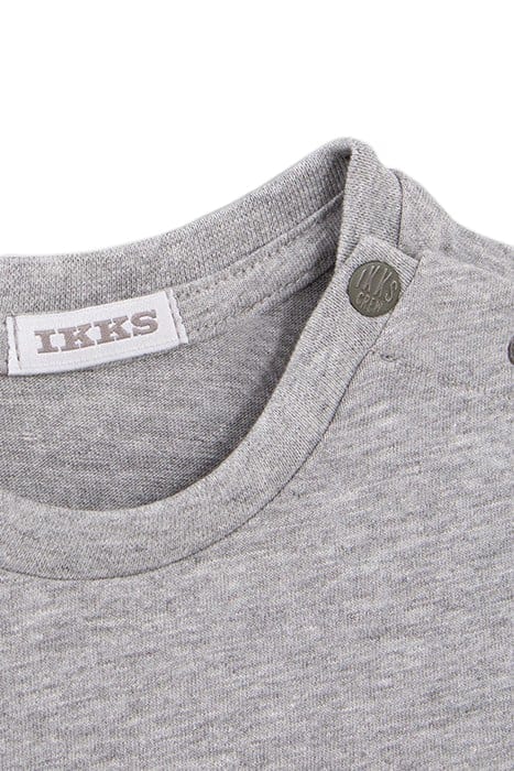 BABY BOYS’ GREY T-SHIRT WITH LENTICULAR SKATEBOARD IMAGE 3