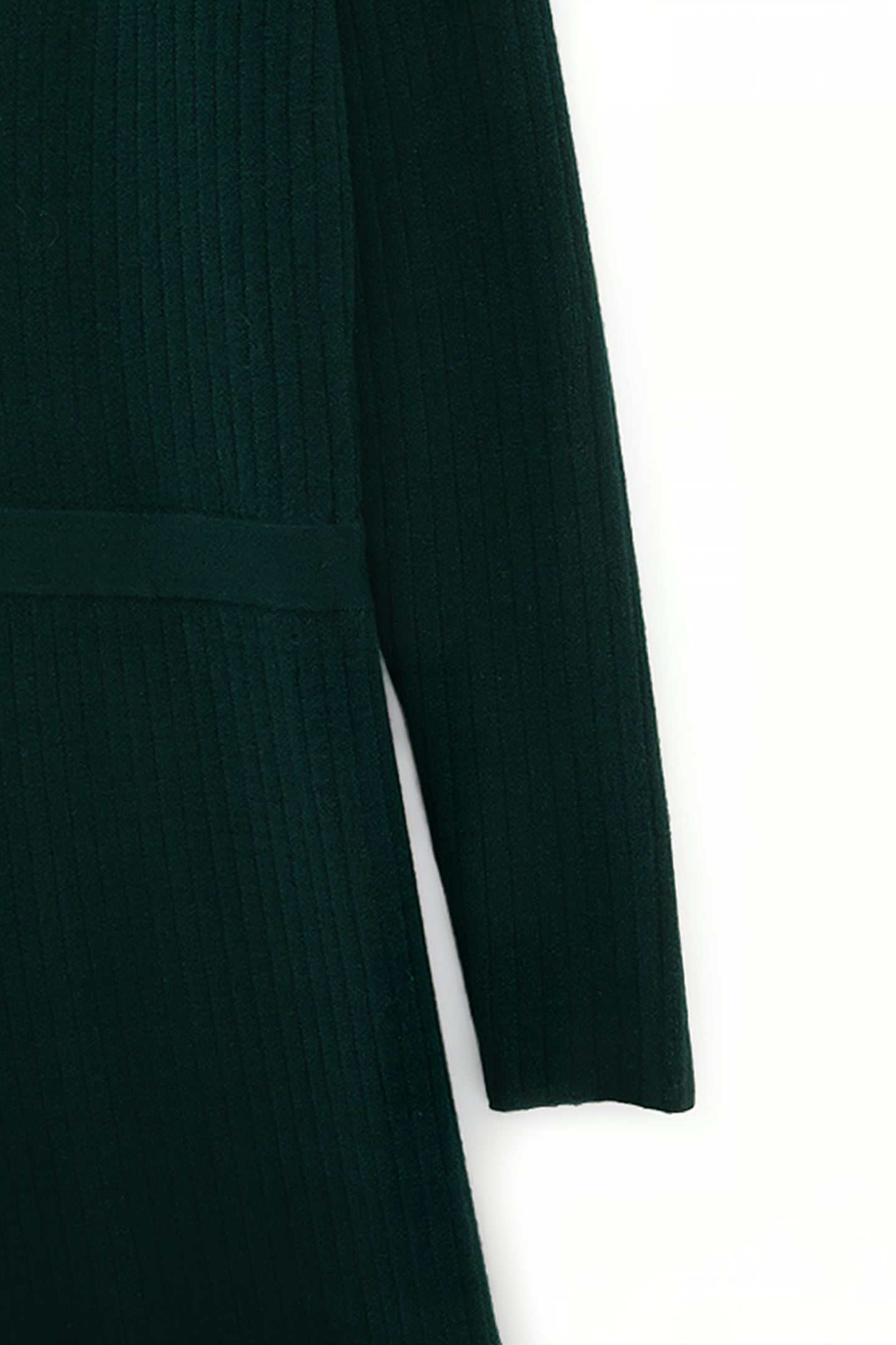IMPERIAL GREEN RIBBED KNIT JUMPSUIT 5