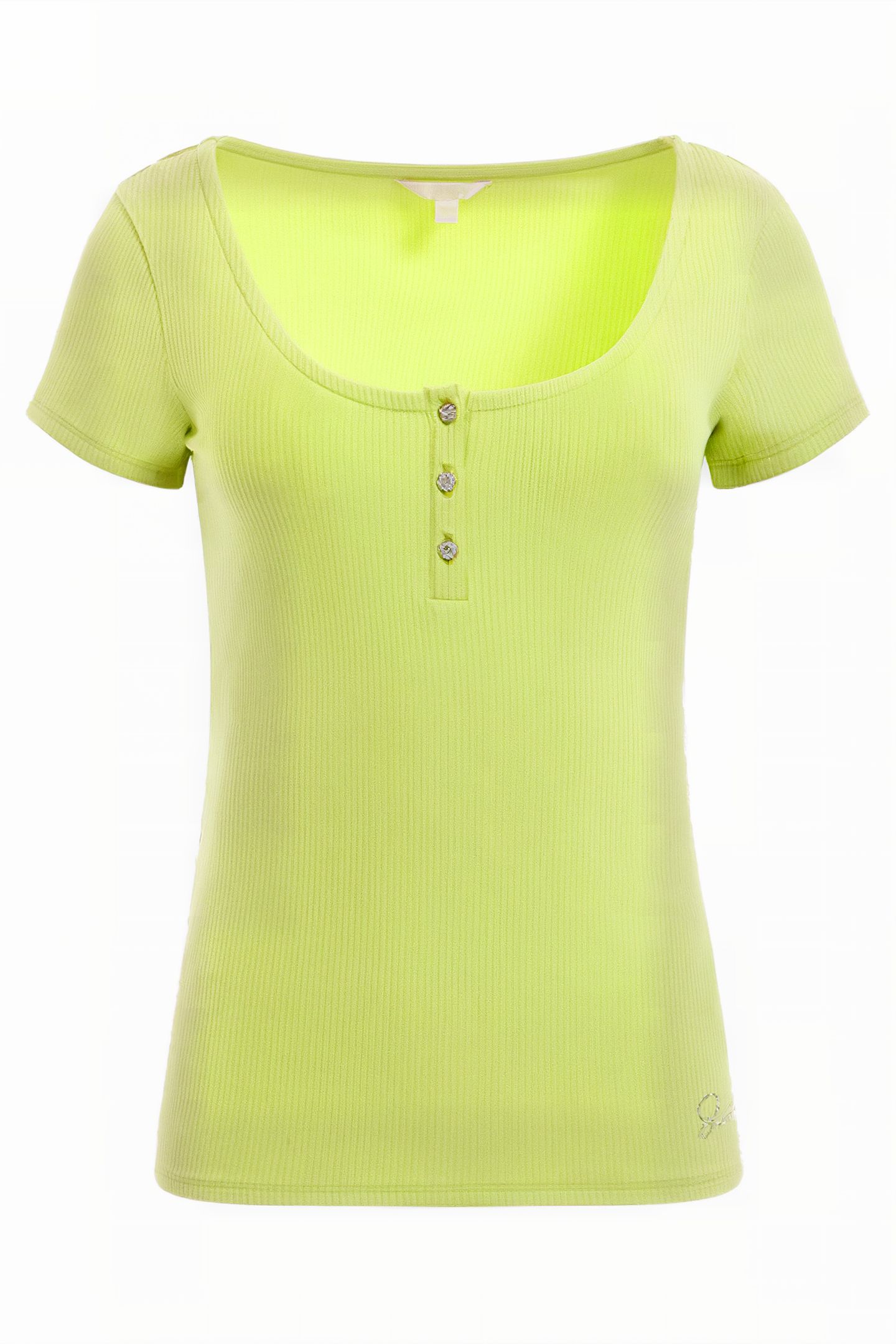 GUESS ECO SS KARLEE JEWEL BTN DUSTY KIWI 4