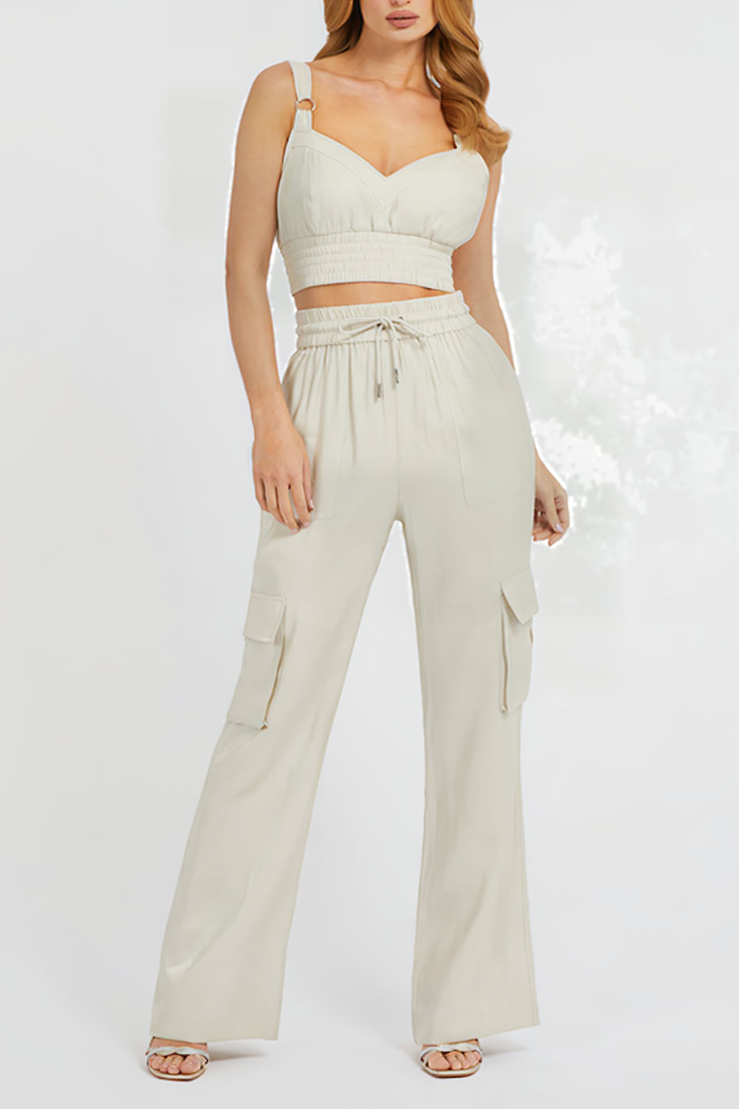GUESS ECO SL EMMA CROPPED TOP CEMENTO MULTI 3