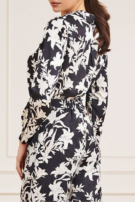 MARCIANO BY GUESS THE ICON BLOUSE PRINT SUNBURST BLACK BUTTO 2