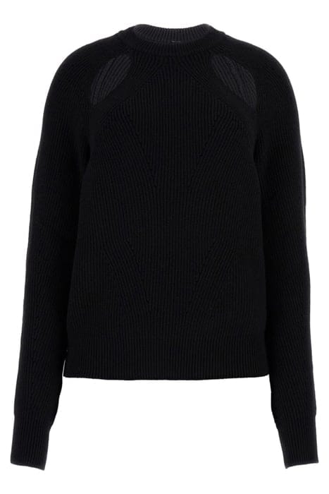 MARCIANO BY GUESS MERYL CUT OUT TOP SW JET BLACK 3