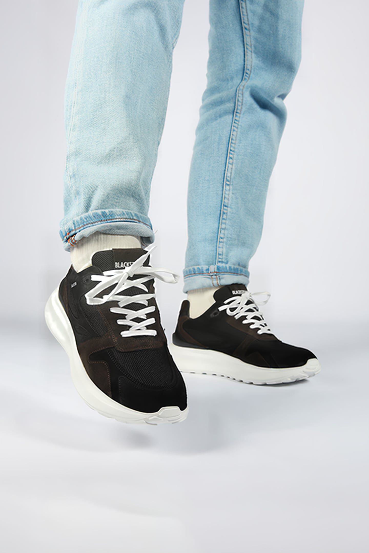 BLACKSTONE - MADISON - AG306 BLACK - CHUNKY SNEAKER 5