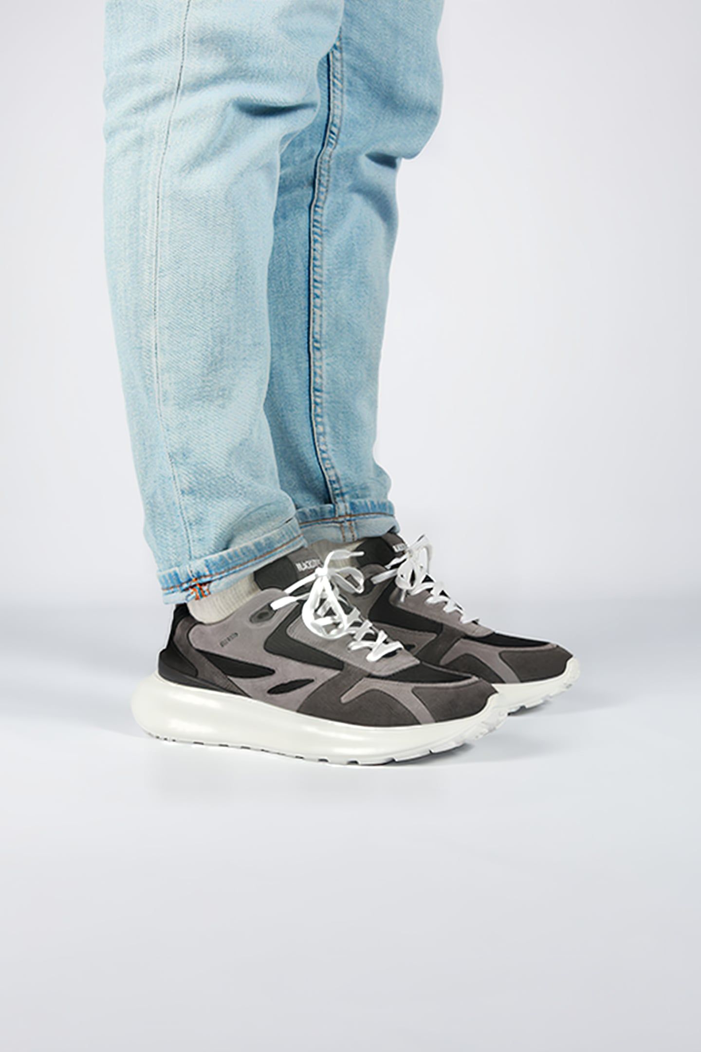 BLACKSTONE - MADISON - AG306 GREY - CHUNKY SNEAKER 2