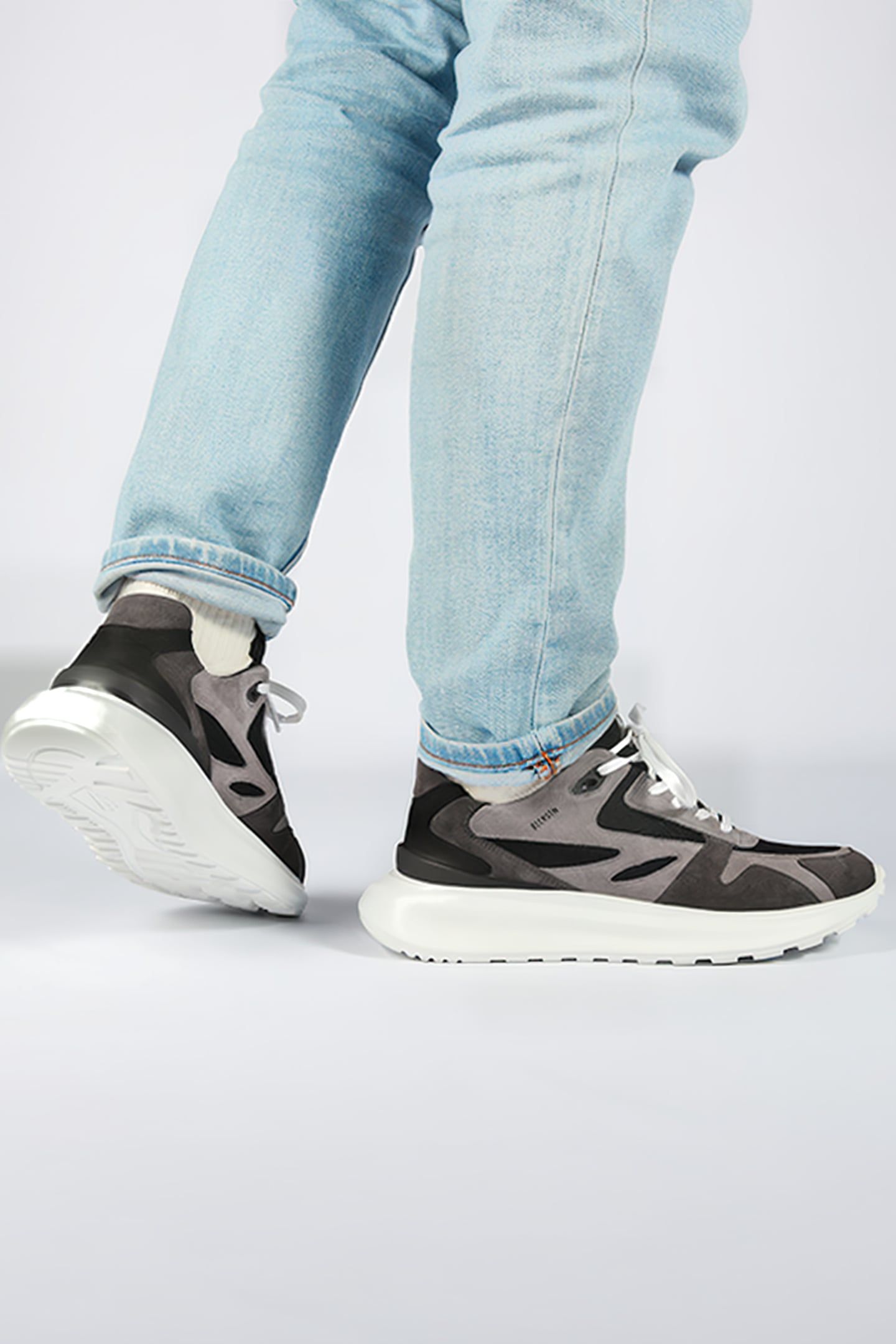 BLACKSTONE - MADISON - AG306 GREY - CHUNKY SNEAKER 4