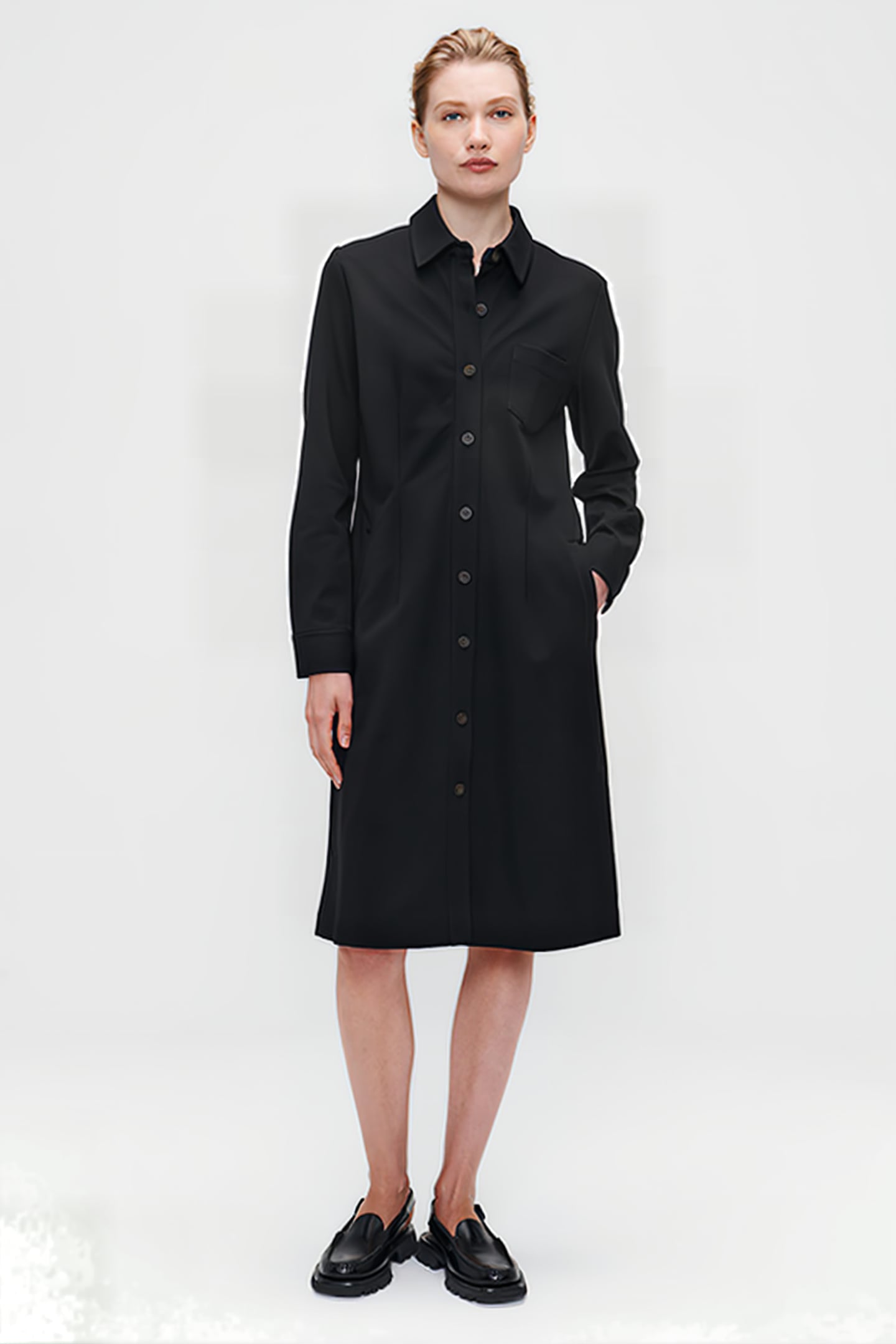 ALTON SHIRT DRESS BLACK 1