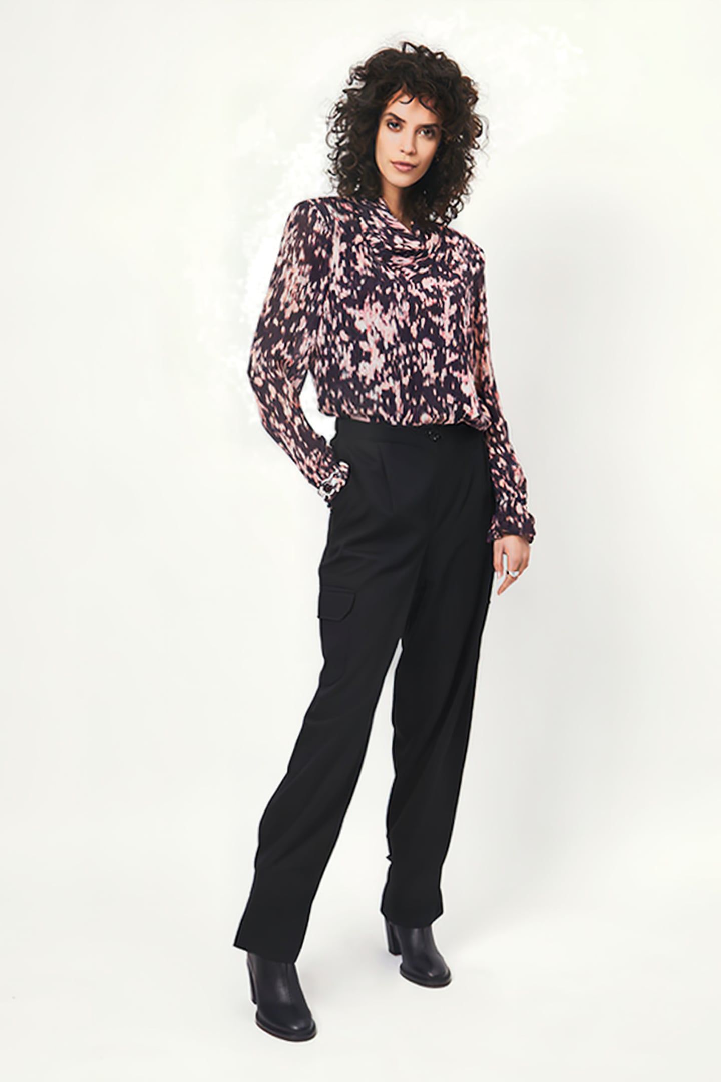 GALAXY DRAPEY TOP MULTICOLOUR 1