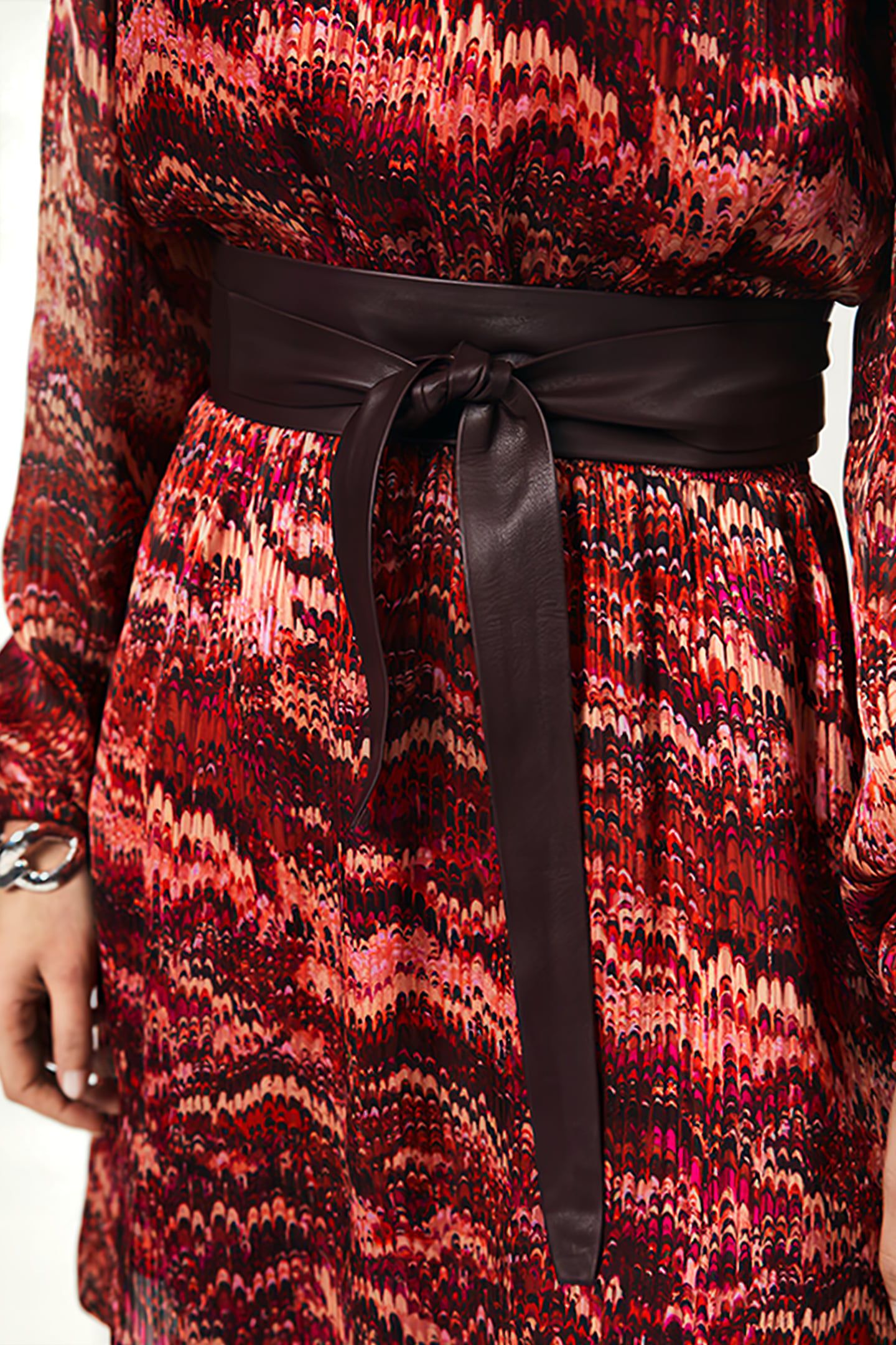 ODINE PRINTED MINI DRESS MULTICOLOUR 7