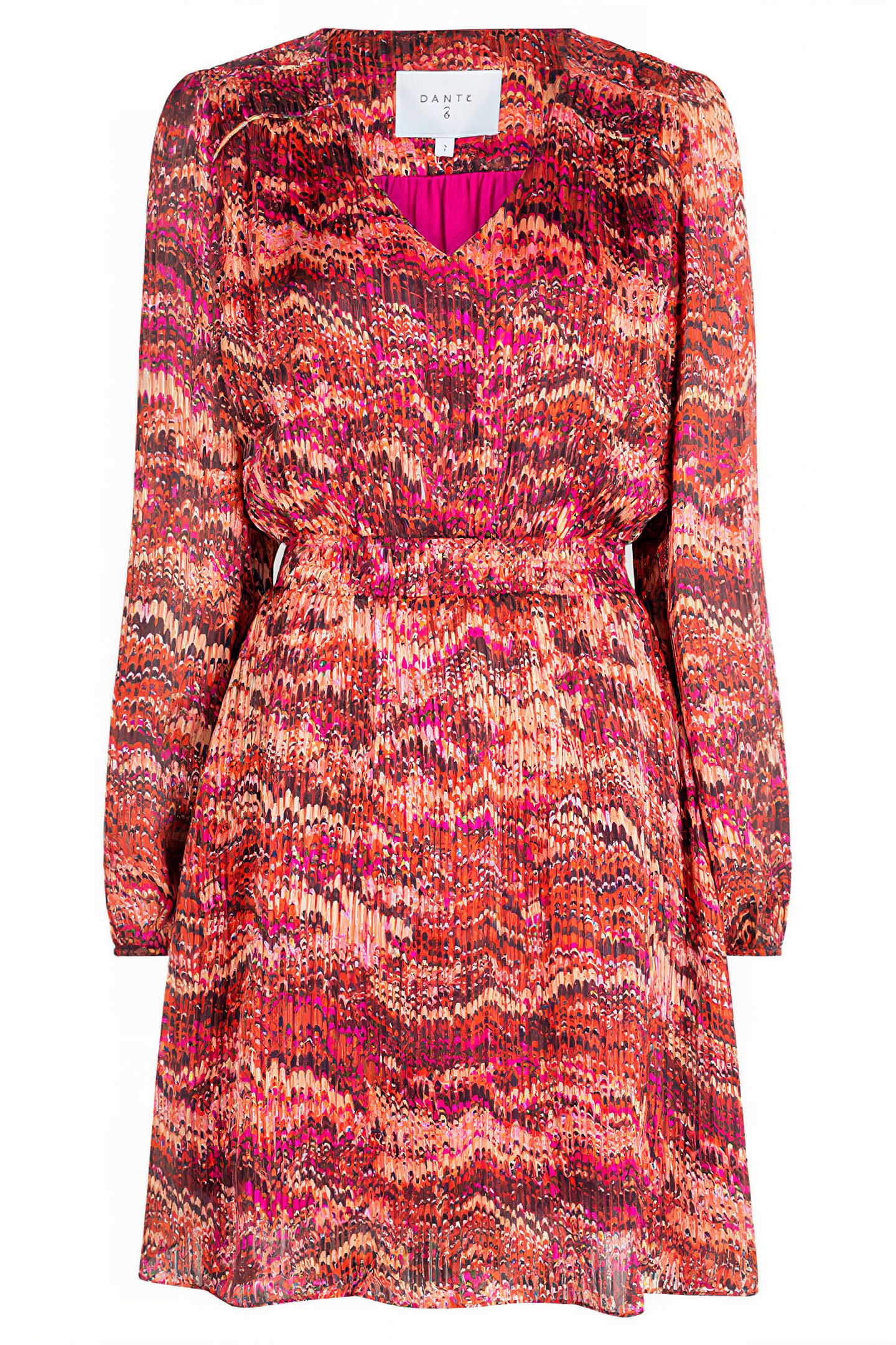 ODINE PRINTED MINI DRESS MULTICOLOUR 3