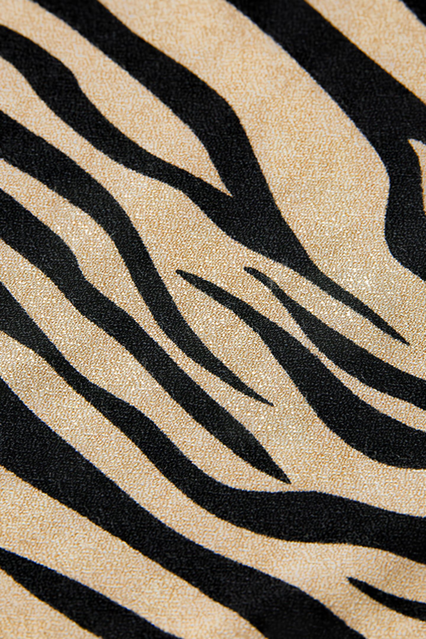 MINI DRESS WITH DRAPE DETAIL TIGER 3