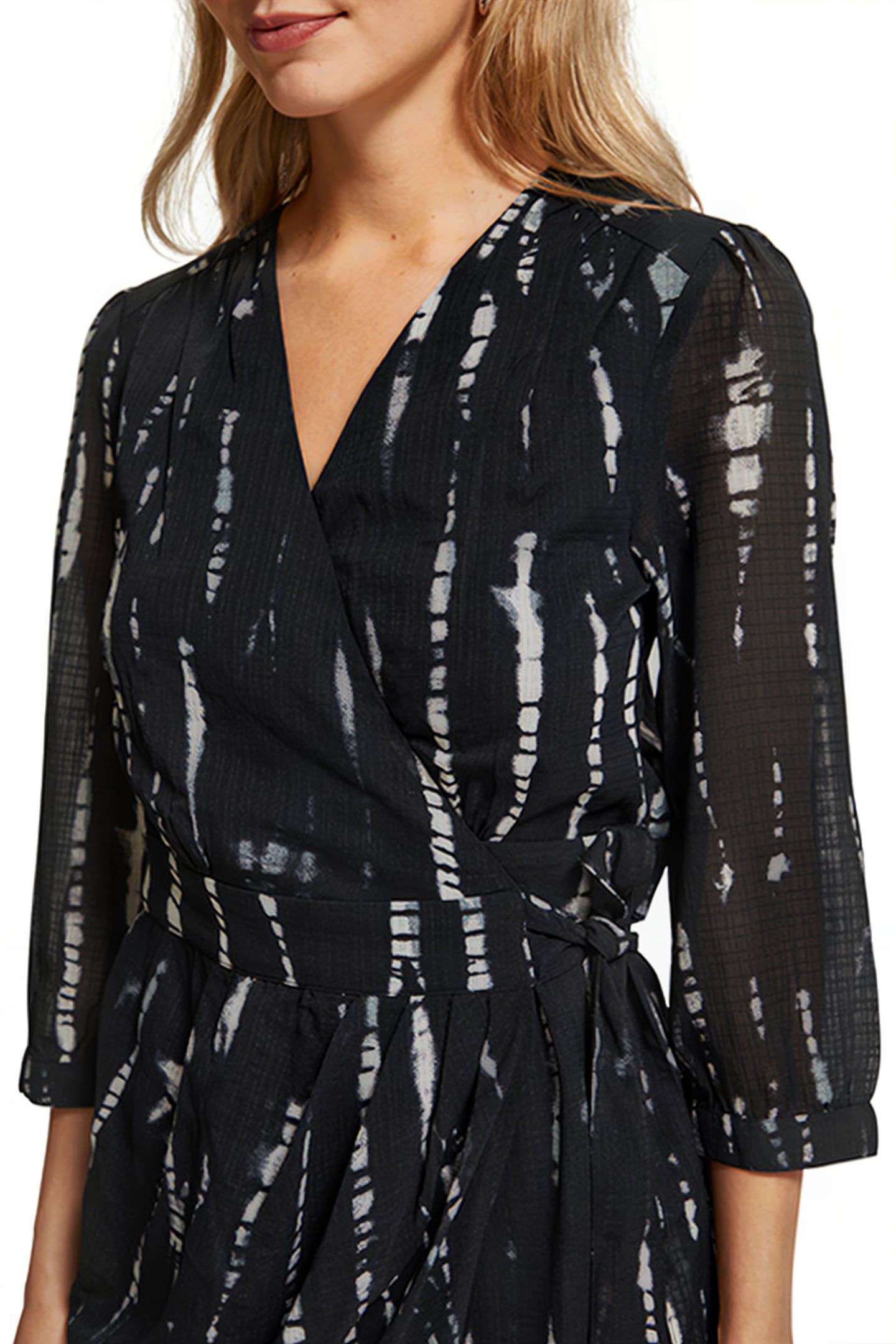 MINI WRAP DRESS TIE DYE ROPE 7