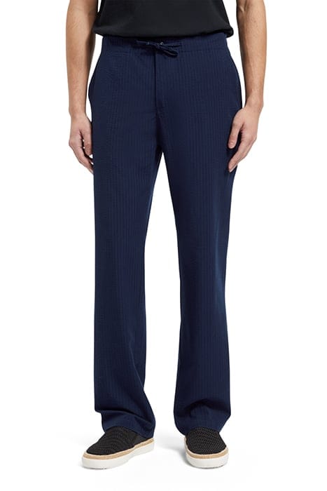FINCH - REGULAR TAPERED SEERSU NAVY BLUE 1