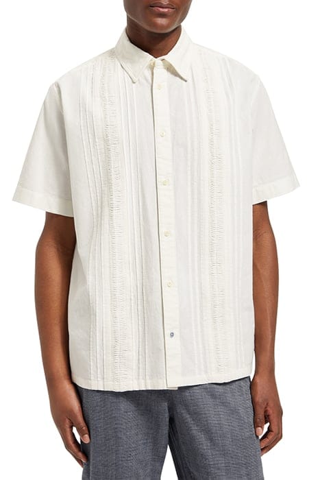 SOLID COTTON SHIRT BRIGHT WHITE 1