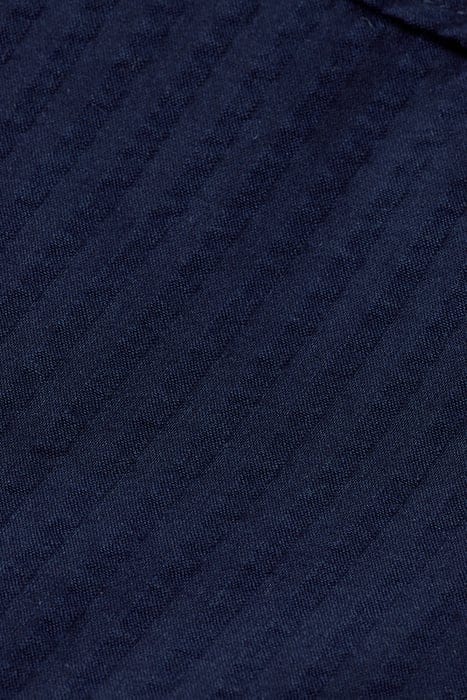 UNCONSTRUCTED SEERSUCKER BLAZE NAVY BLUE 8