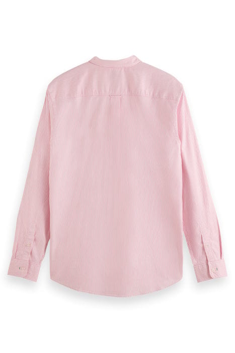 ESSENTIAL OXFORD STRIPE TROPICAL PINK / WHITE STRIPE 5