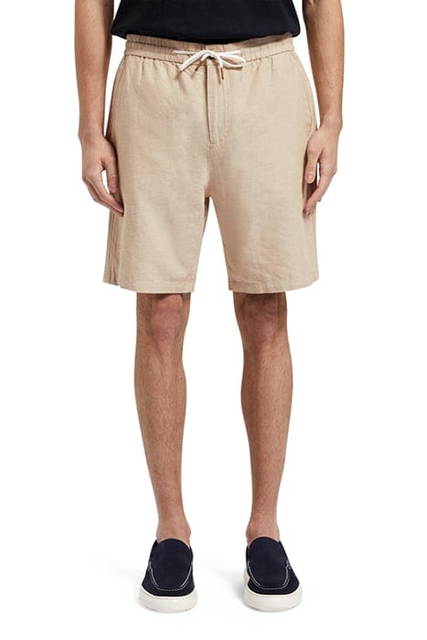 FAVE- COTTON/LINEN TWILL BERMU SEASTONE 1